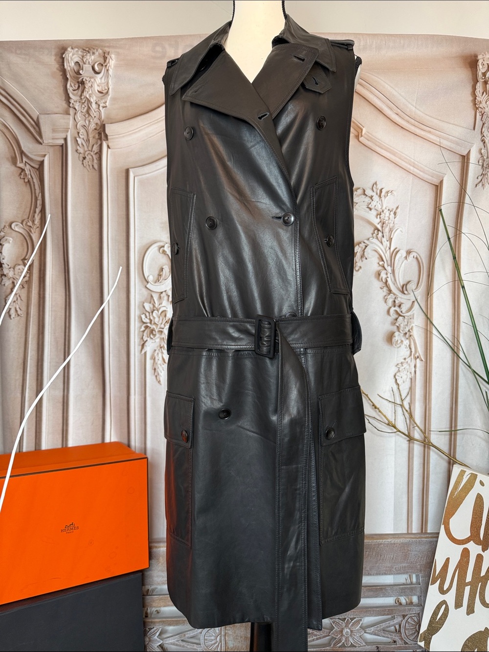 ALEXANDER WANG- soft leather Black-vest